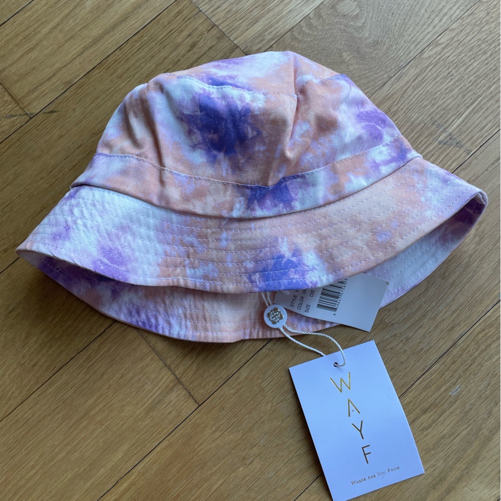 Tie Dye Bucket Hat Barbiecore Sz Small